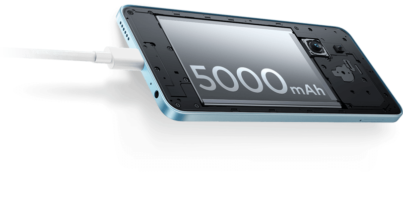 Standard 5000 MAH Battery Size Four More Hours Of Use