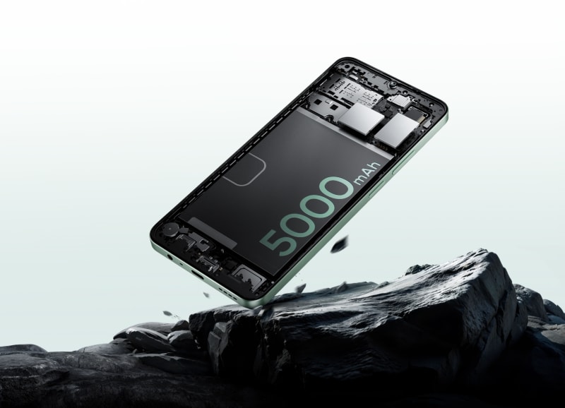 5000mAh Battery Capacity