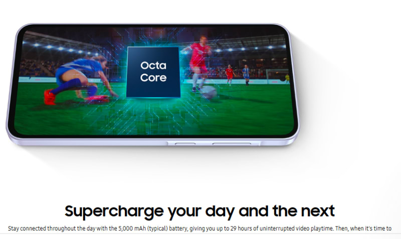 5000mAh Battery Size For Lasting Experience 