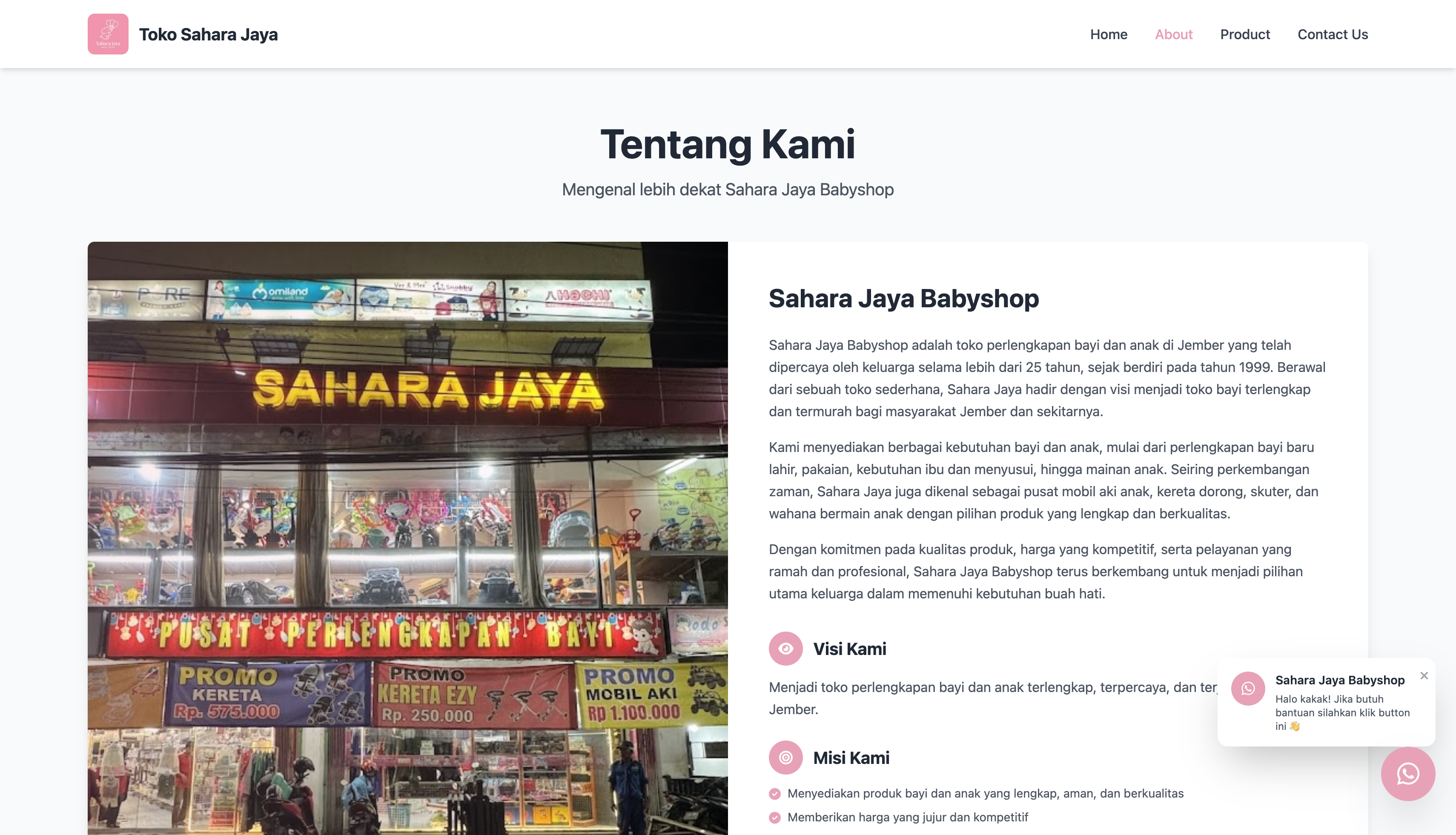 Sahara Jaya BabyShop Jember
