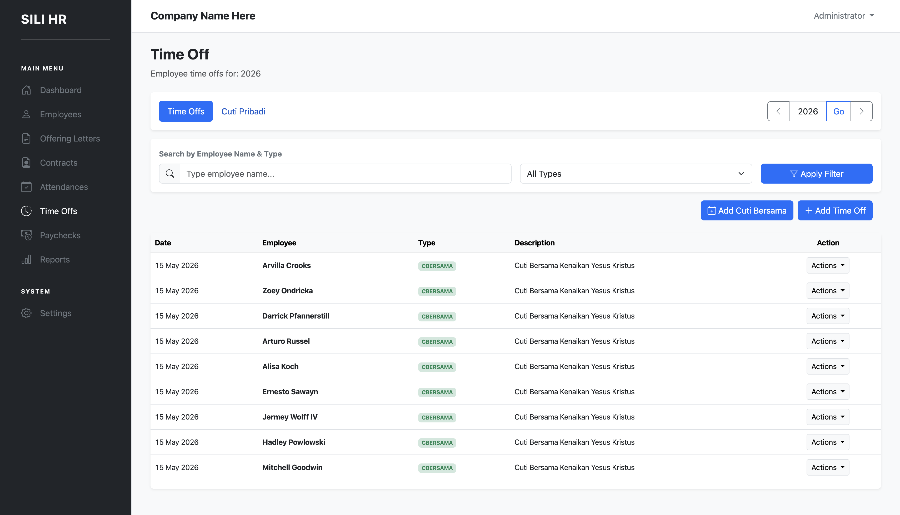 HR Information System