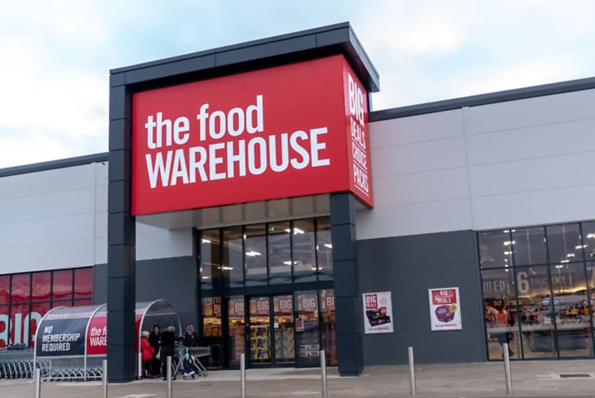The Food Warehouse storefront — MICS retail coating project