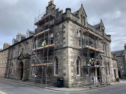 Stonework restoration - Masowa & Son, Angus