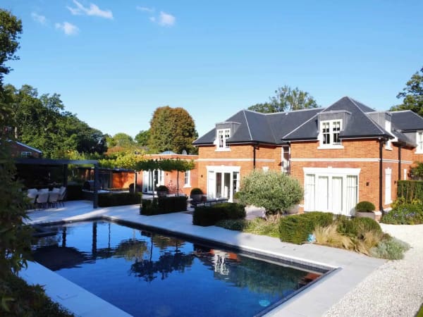 Luxury Family Garden & Outdoor Living Project in West Clandon, Surrey