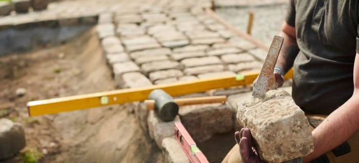 Montrose Landscapes delivering expert garden landscaping and hardscaping in Surrey, creating bespoke outdoor spaces with precision craftsmanship.