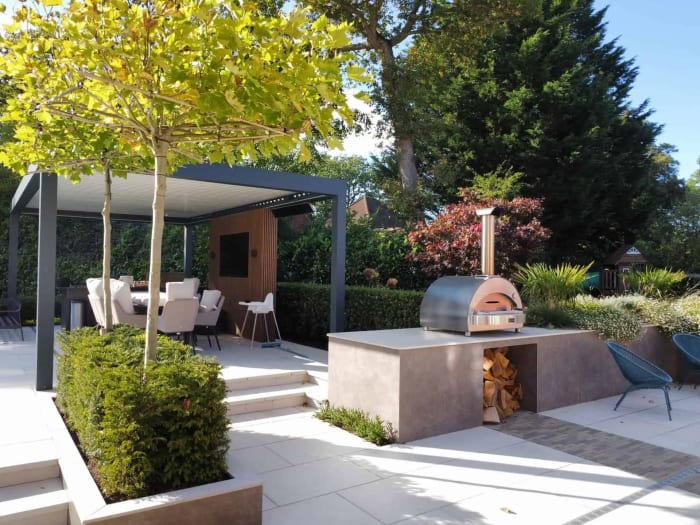 Luxury Family Garden & Outdoor Living Project in West Clandon, Surrey
