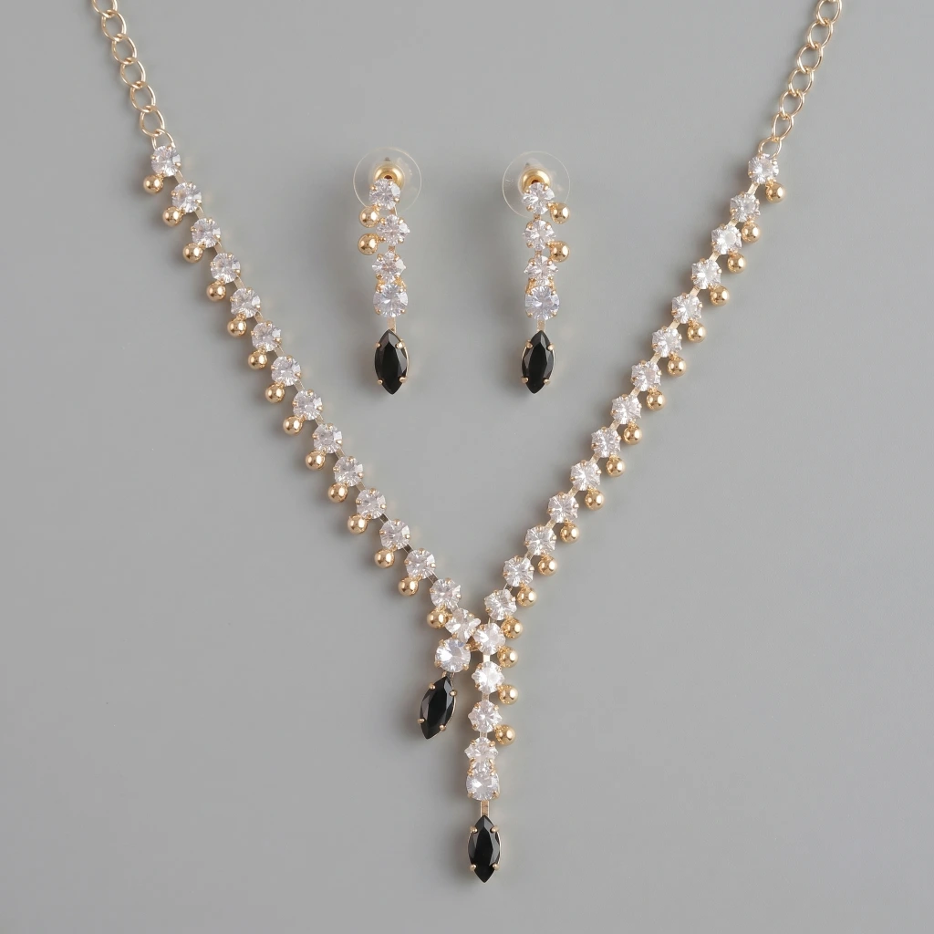 Manorama Noir Suite Necklace Set image 2