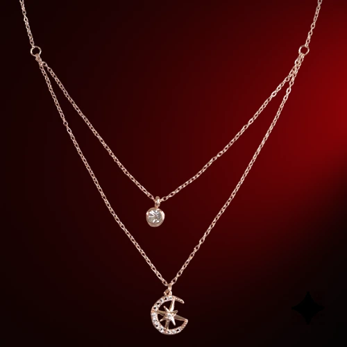 Chandni Lunar Layered Necklace image 2