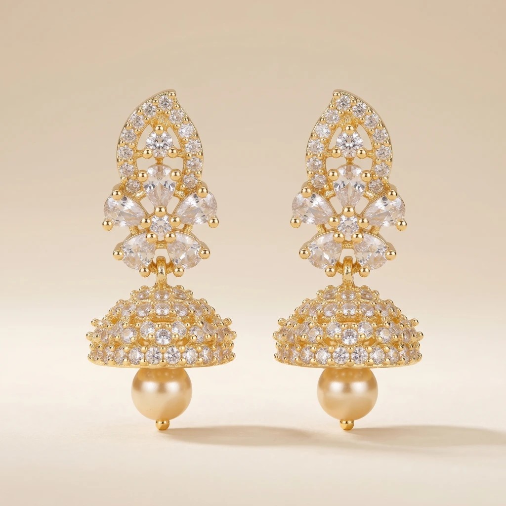 Swarna Aura Jhumkas image 2