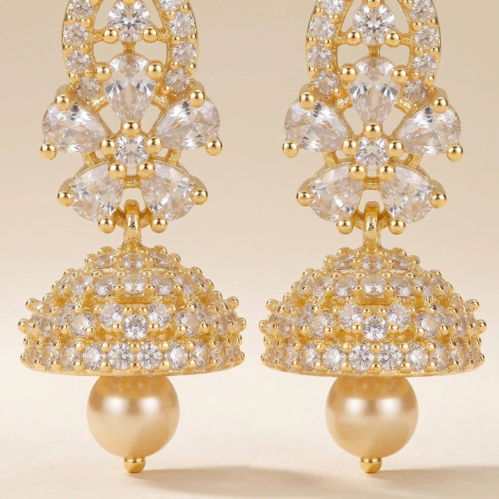Swarna Aura Jhumkas image 4