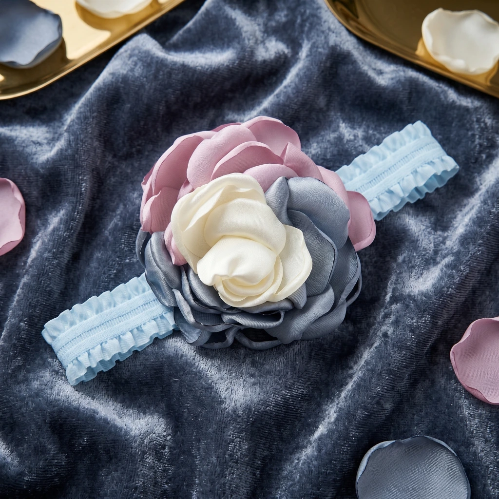 QDORA Multicolor Floral Fabric Headband image 2