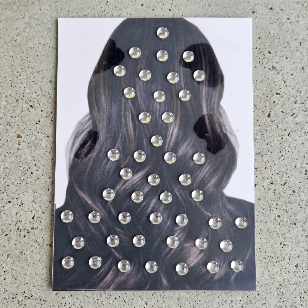 QDORA Clear Crystal Stone Hair Stickers