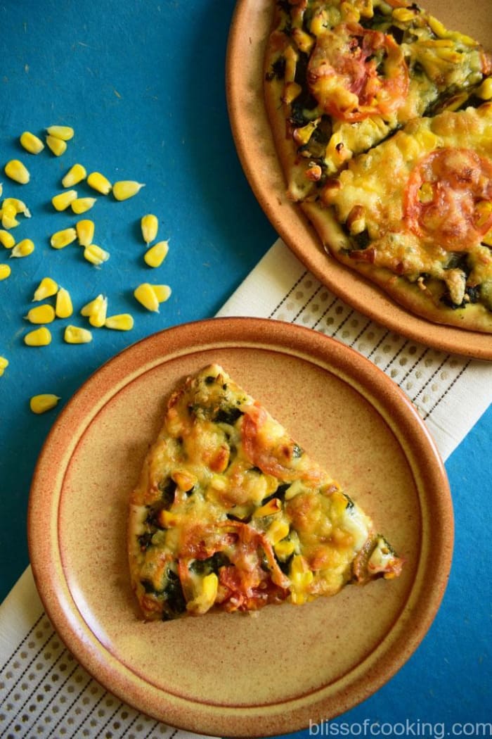 Butter Fried Corn and Spinach