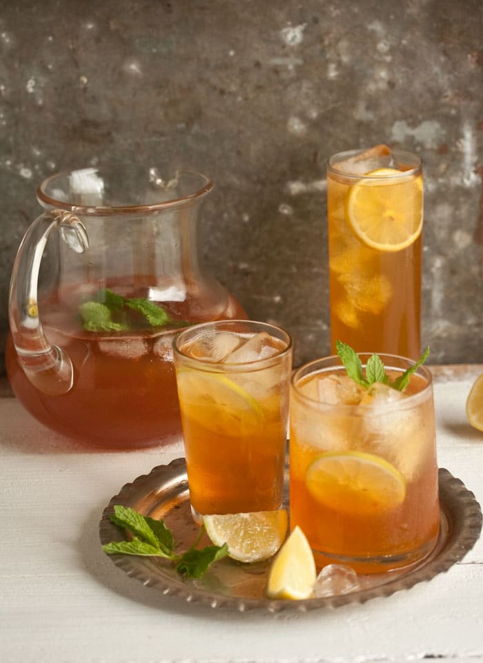 Ginger Lemon Ice Tea