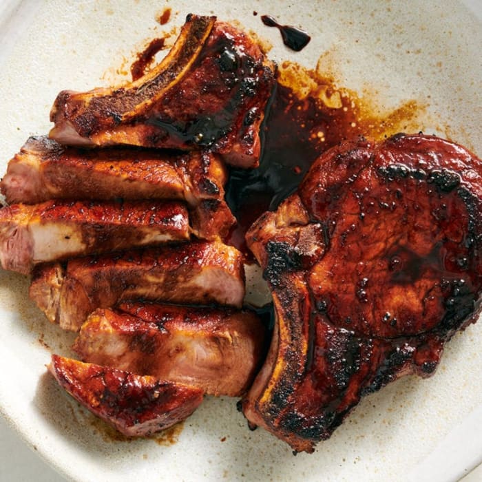 Spicy Sweet Pork Chops