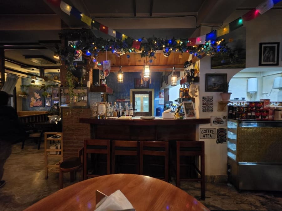 The bar at Smilers
