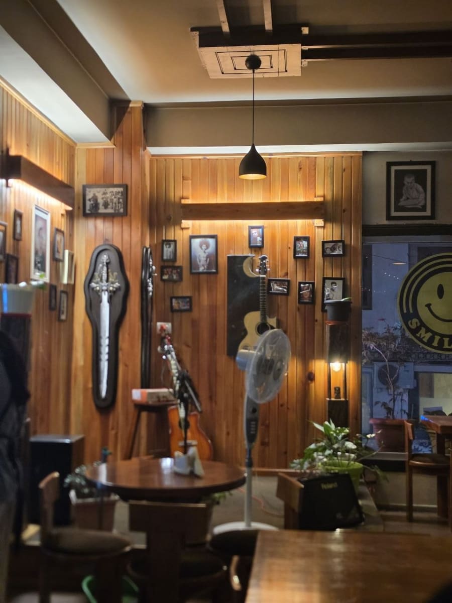 Guitars on the wall