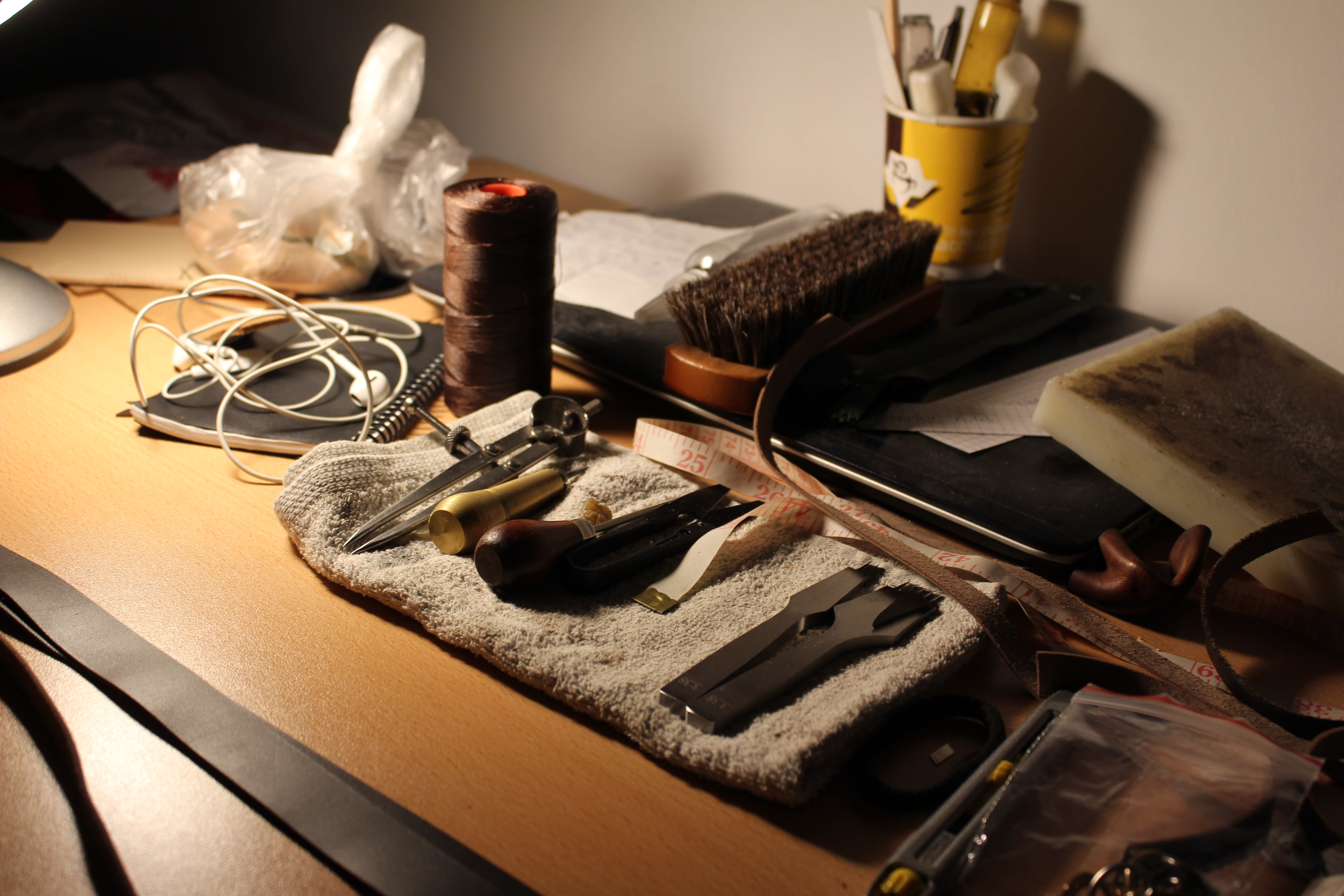 Leather goods made by hand