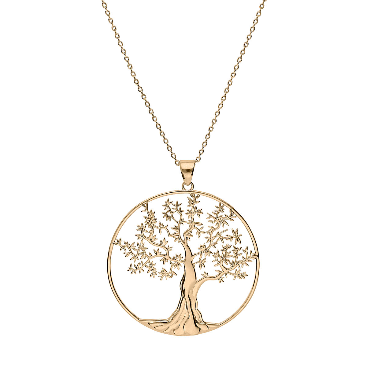Collier grand arbre de vie plaqué or Bijouterie DAMAY Clivia