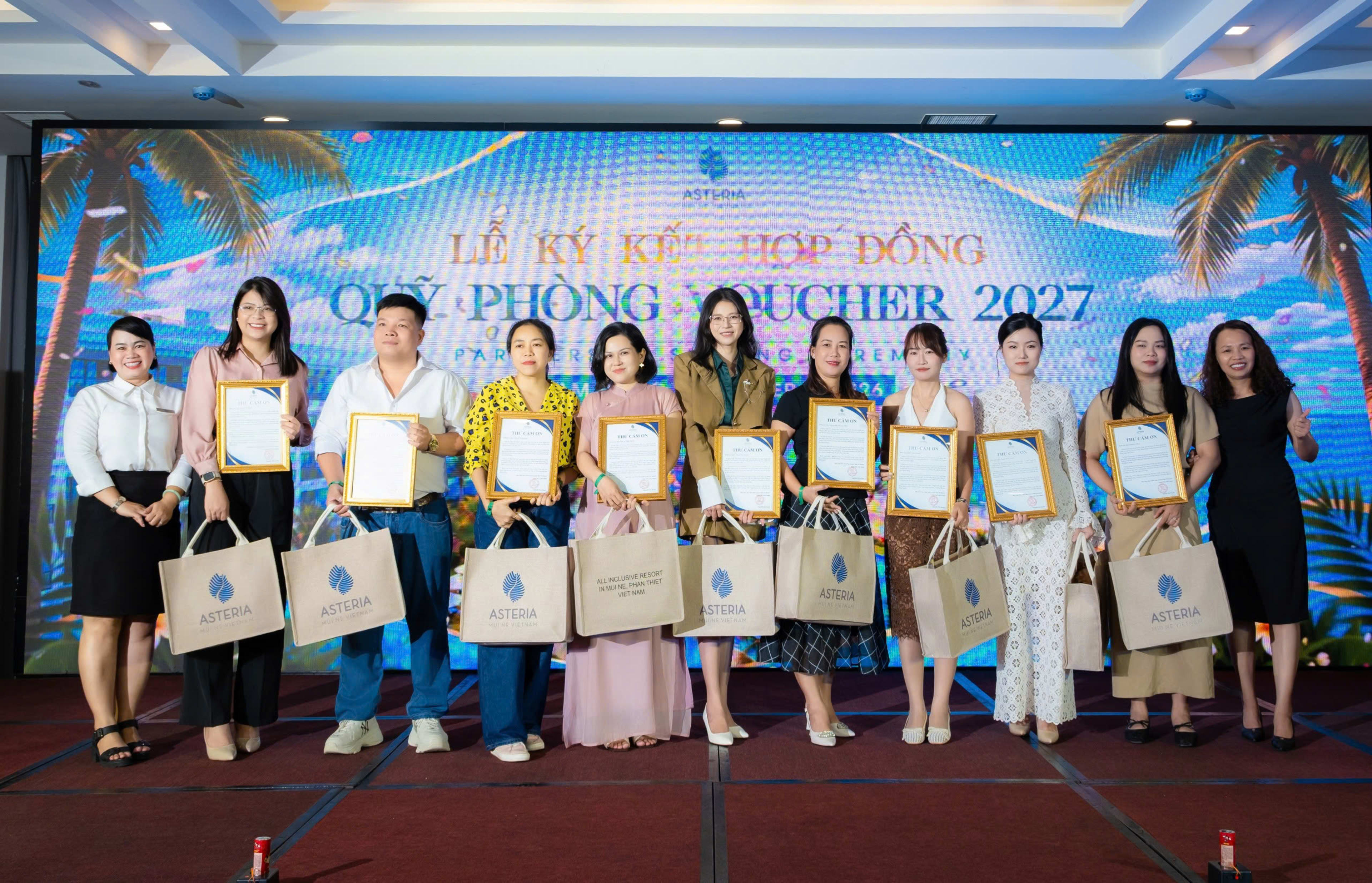 Các công ty du lịch ký quỹ phòng Asteria