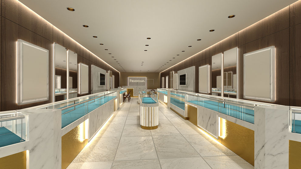 Custom Store Design & Fixture detail - custom design and fabrication