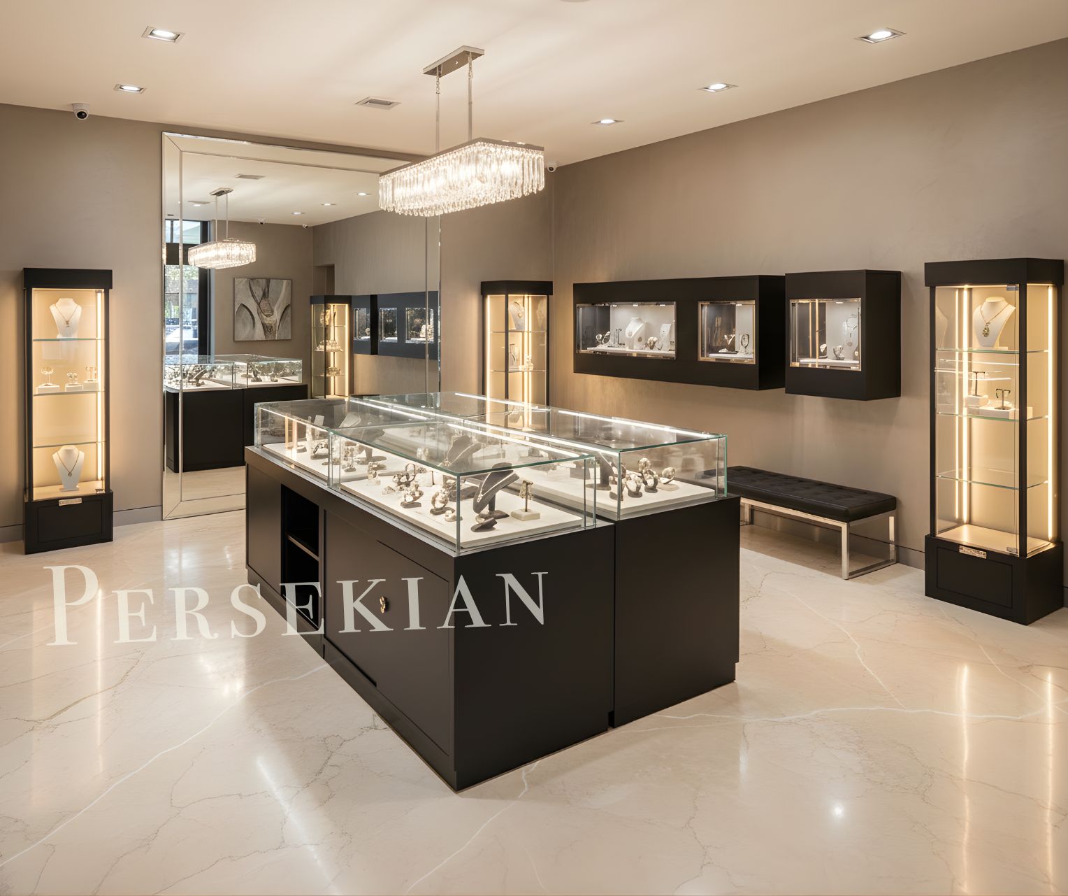 Retail store fixture fabrication and interior design by Persekian