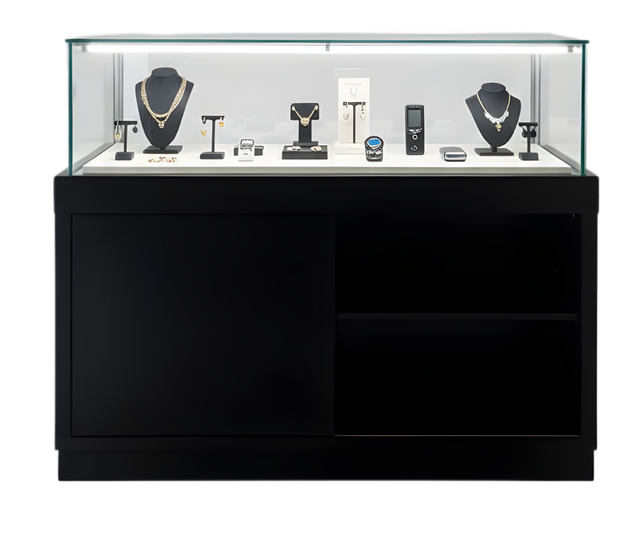 Premium Showcase Modules detail - custom design and fabrication