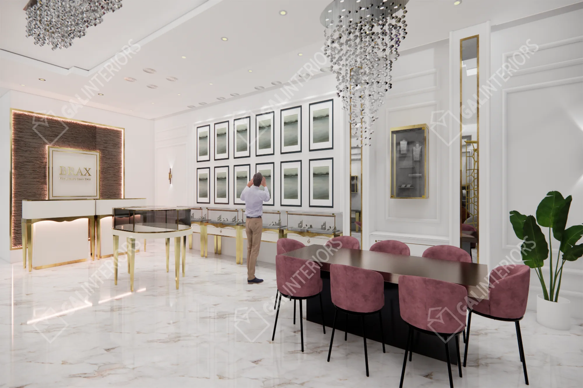BRAX FINE JEWELRY — 3D Interior Visualization by Gal Interiors, photo 25
