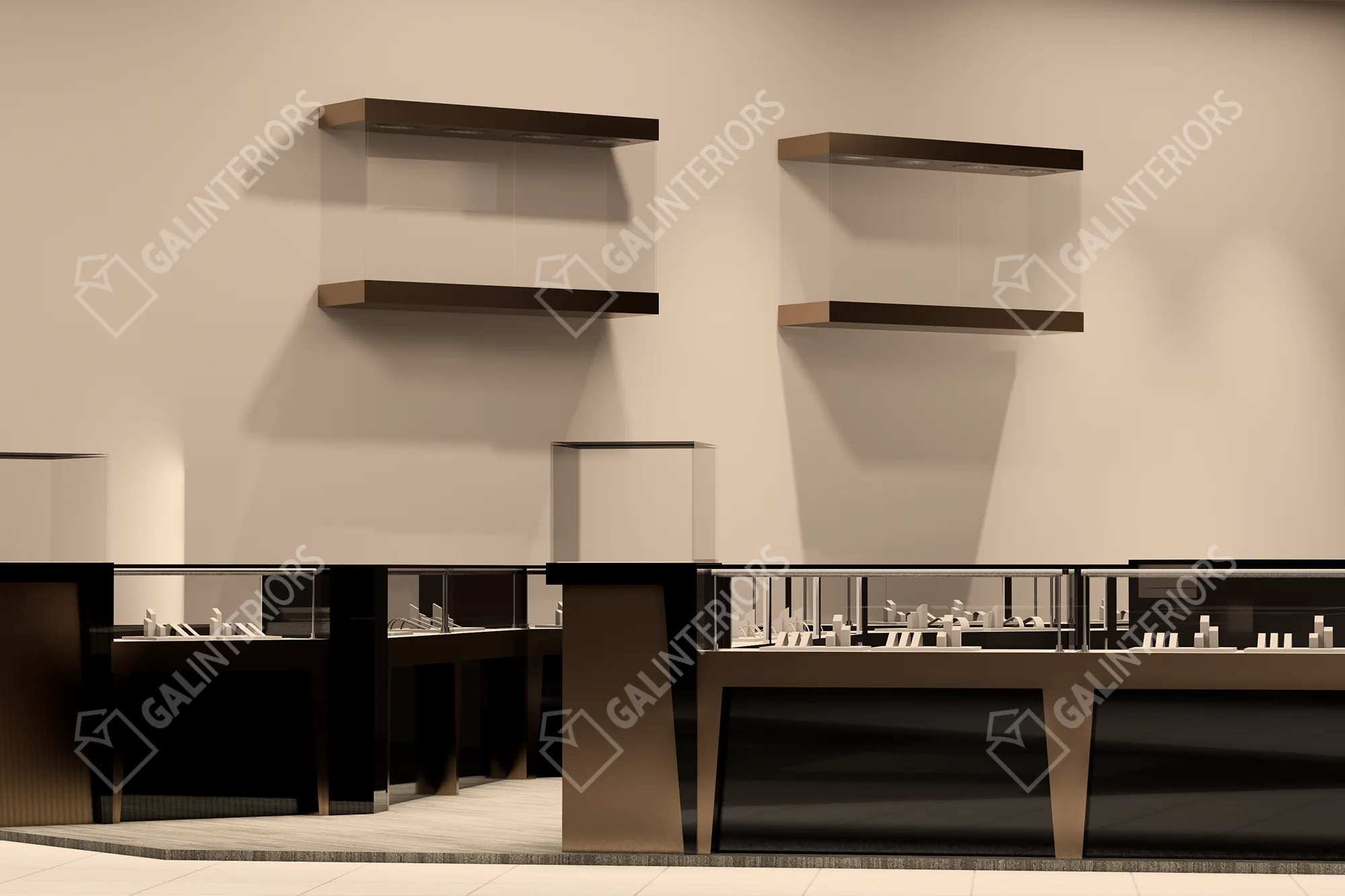 DIAMOND JEWELERS — 3D Interior Visualization by Gal Interiors, photo 2