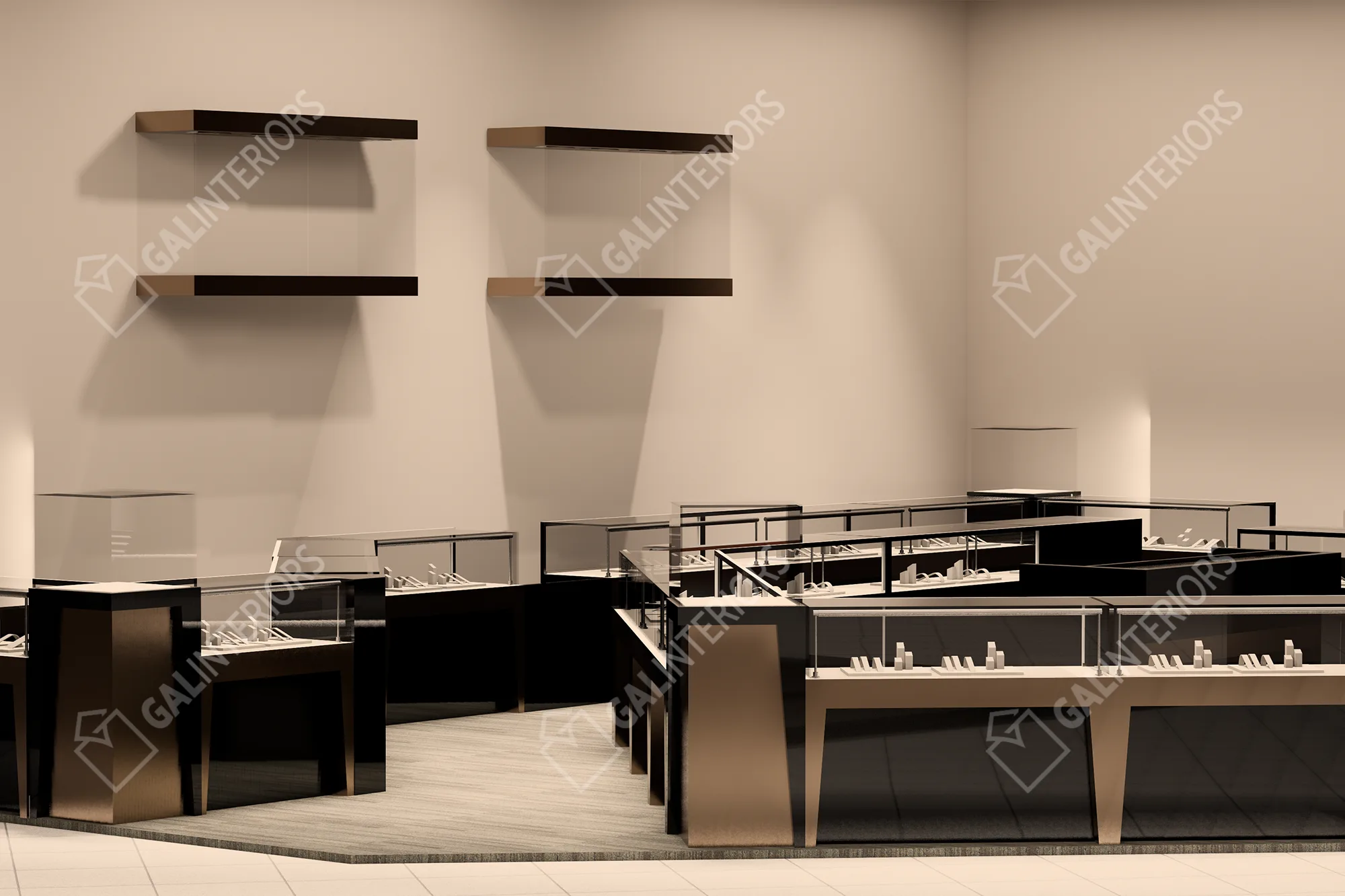 DIAMOND JEWELERS — 3D Interior Visualization by Gal Interiors, photo 4