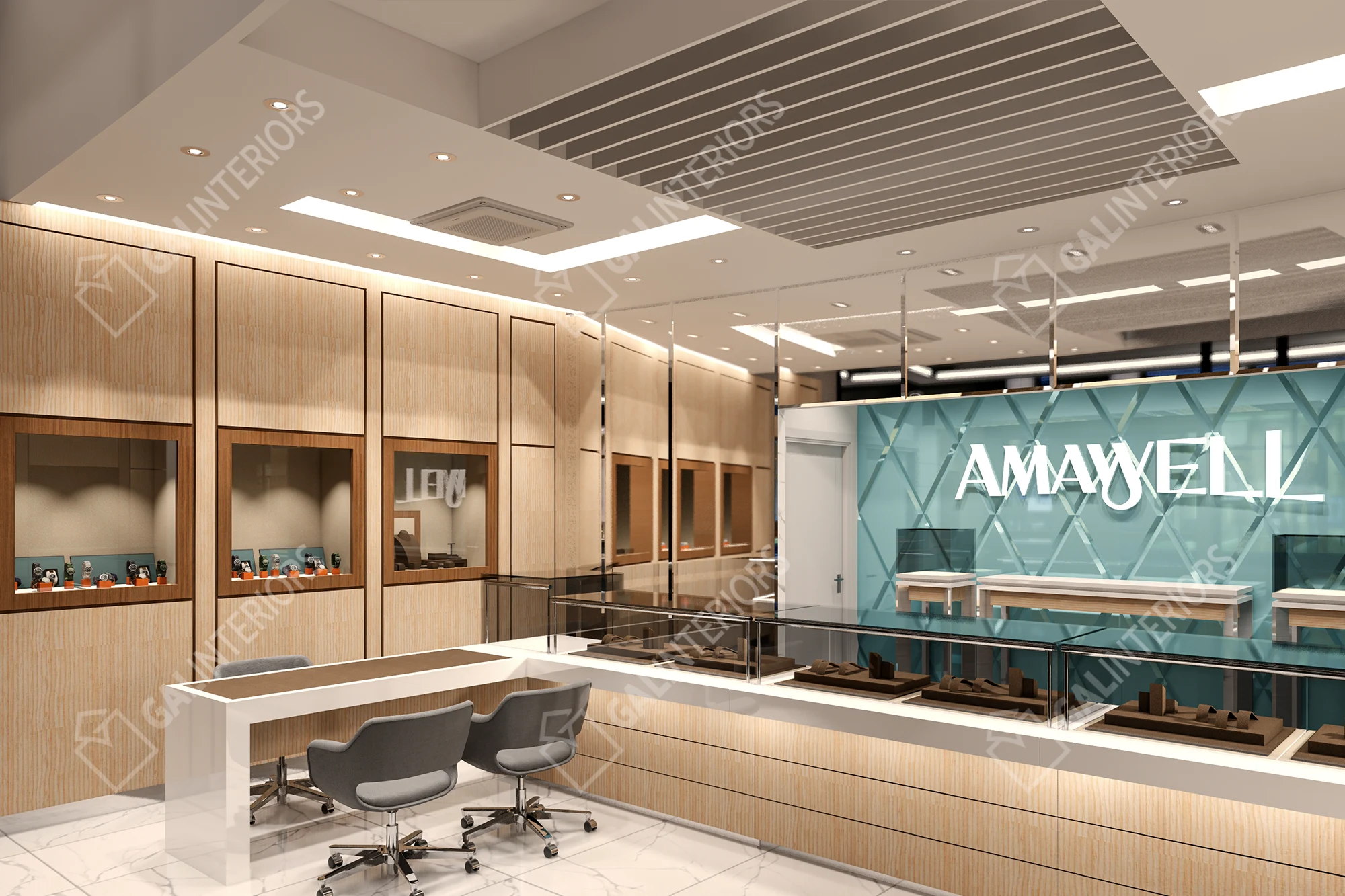 AMAWELL JEWELS — 3D Interior Visualization by Gal Interiors, photo 2