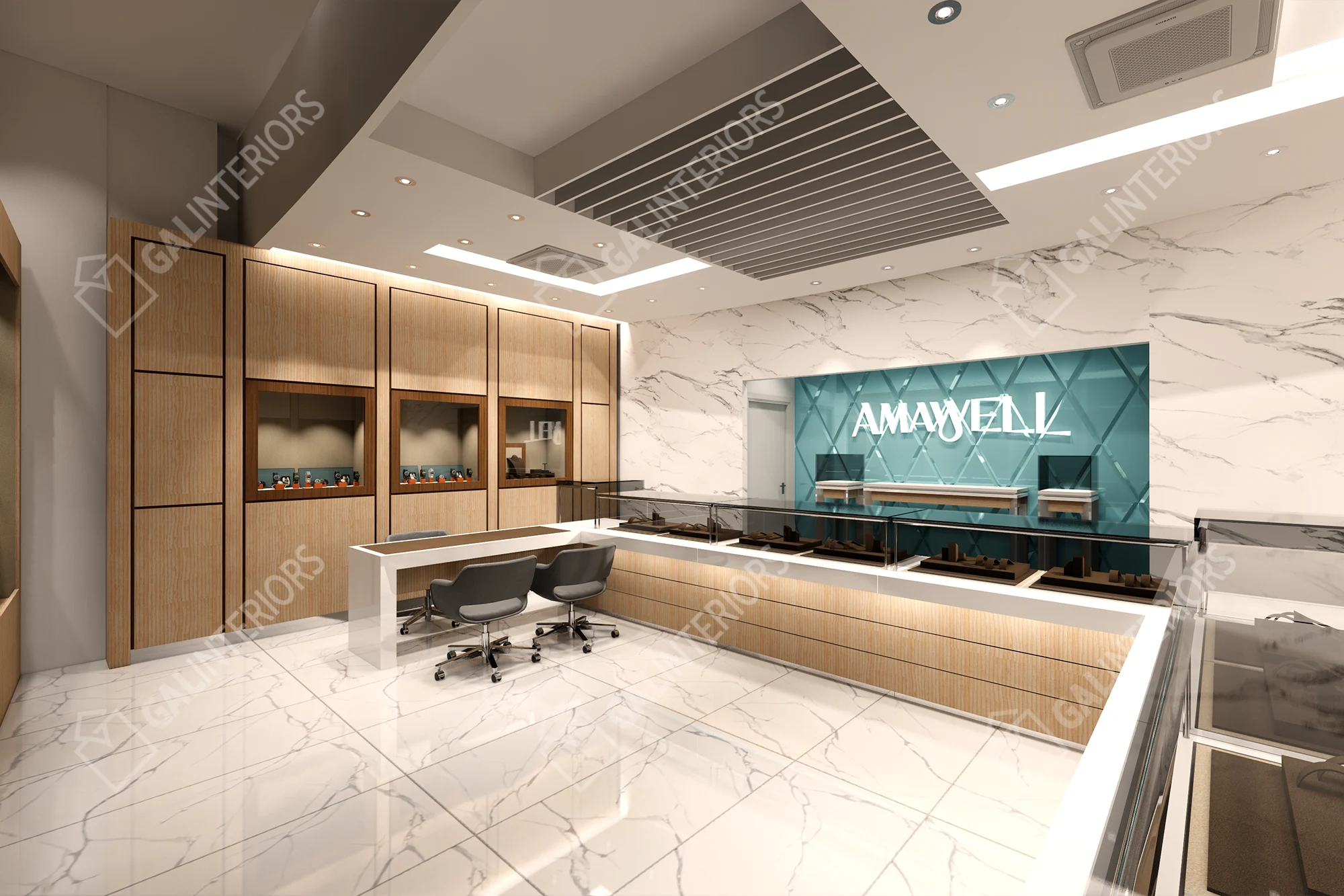 AMAWELL JEWELS — 3D Interior Visualization by Gal Interiors, photo 3