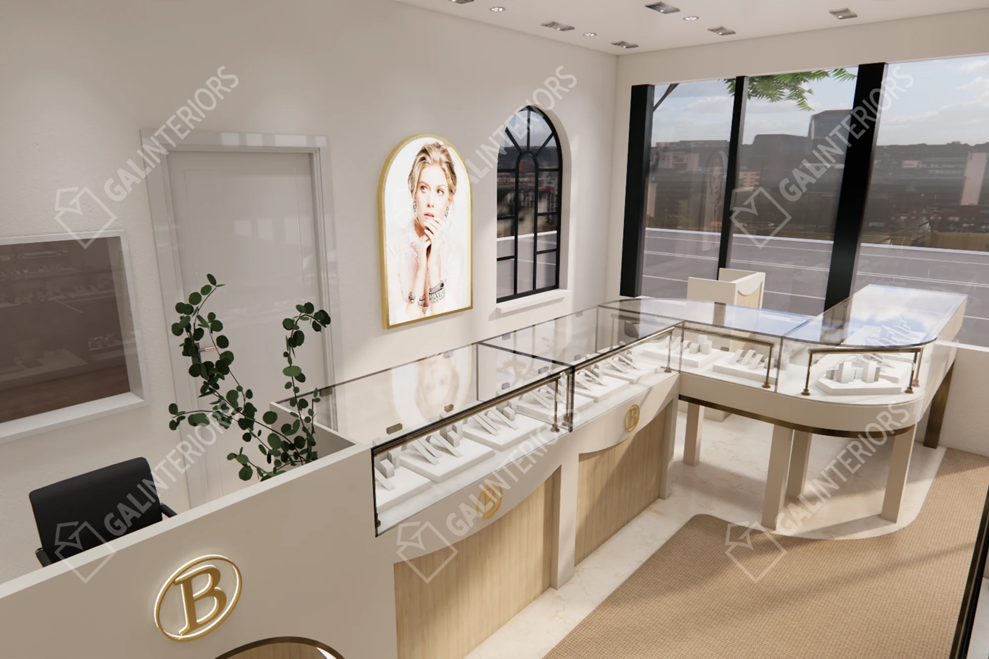 BASHINSKI JEWELRY — 3D Interior Visualization by Gal Interiors, photo 8