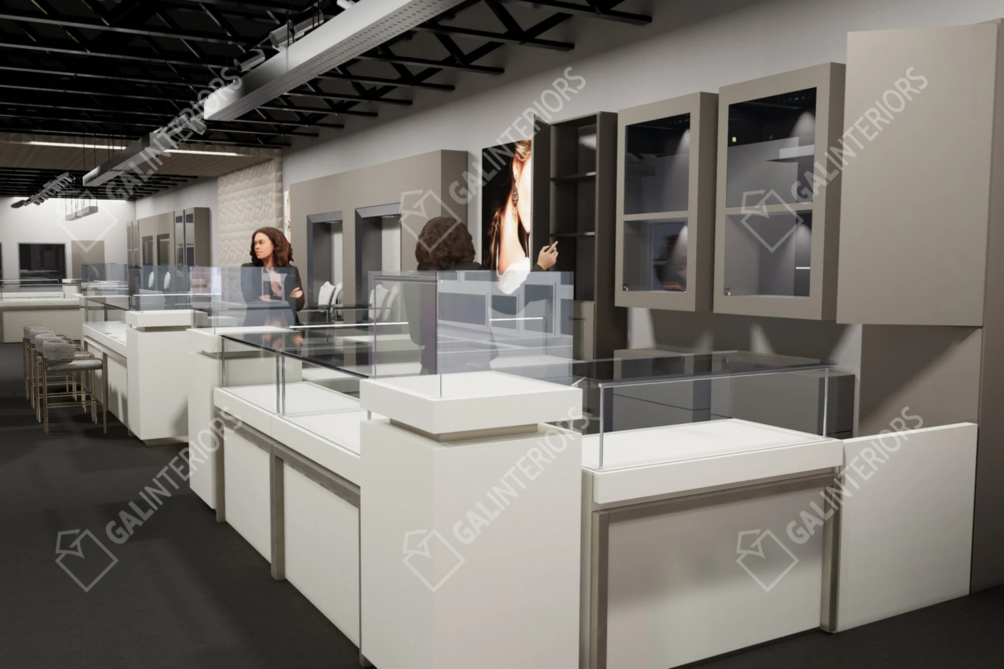 GNM FINE JEWELLERS — 3D Interior Visualization by Gal Interiors, photo 11