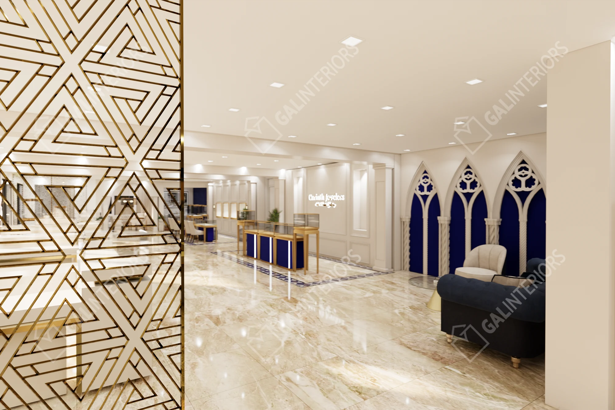 CORINTH JEWELERS — 3D Interior Visualization by Gal Interiors, photo 7