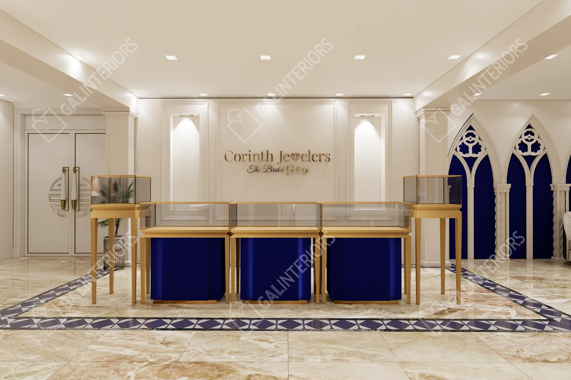 CORINTH JEWELERS — 3D Interior Visualization by Gal Interiors, photo 15