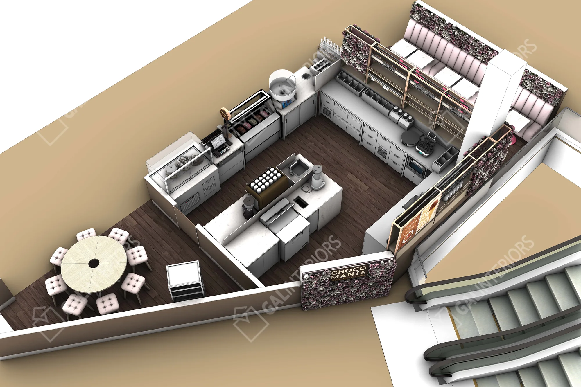 CHOCO MANIA-IGOR — 3D Interior Visualization by Gal Interiors, photo 2