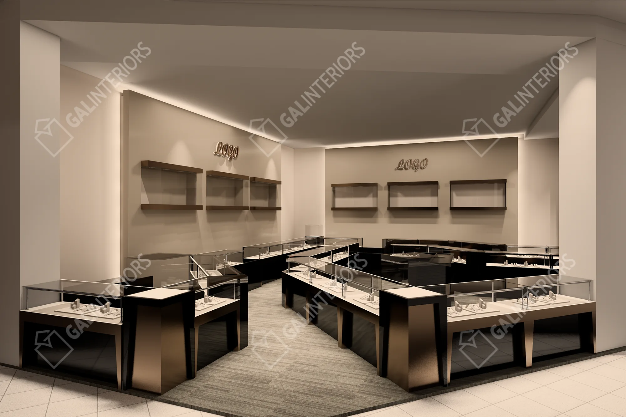 DIAMOND JEWELERS — 3D Interior Visualization by Gal Interiors, photo 6