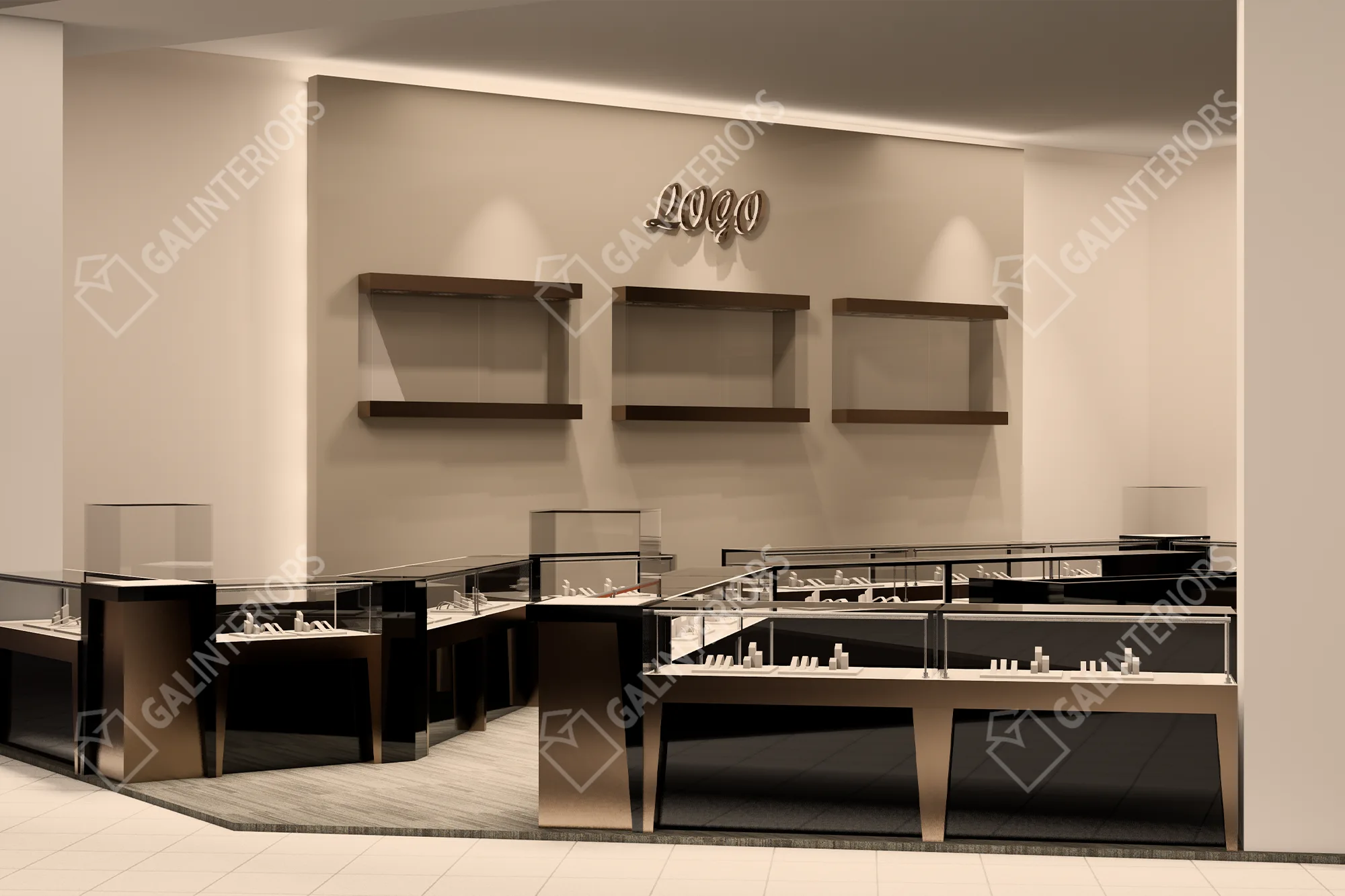 DIAMOND JEWELERS — 3D Interior Visualization by Gal Interiors, photo 10