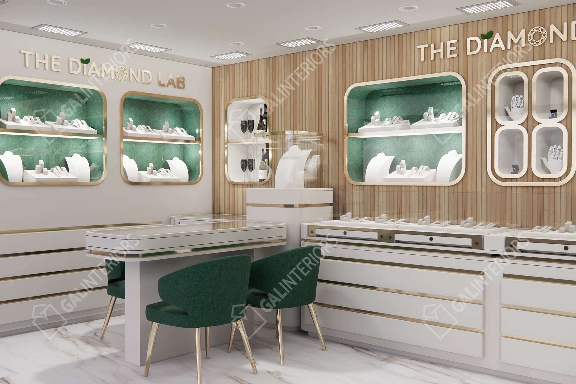 THE DIAMOND LAB - NOORD / ARUBA — 3D Interior Visualization by Gal Interiors, photo 3
