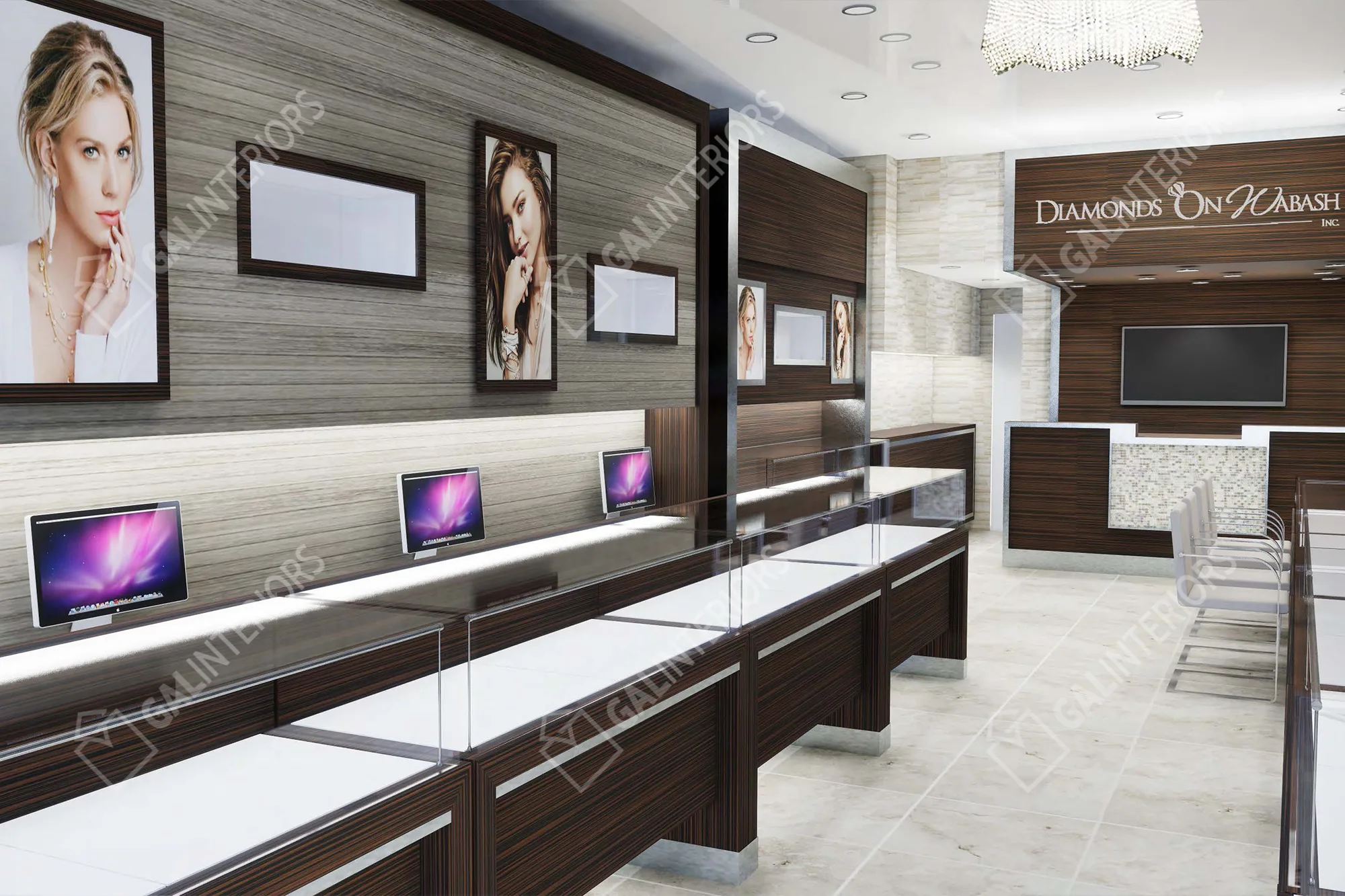 DIAMONDS ON WABASH — 3D Interior Visualization by Gal Interiors, photo 2