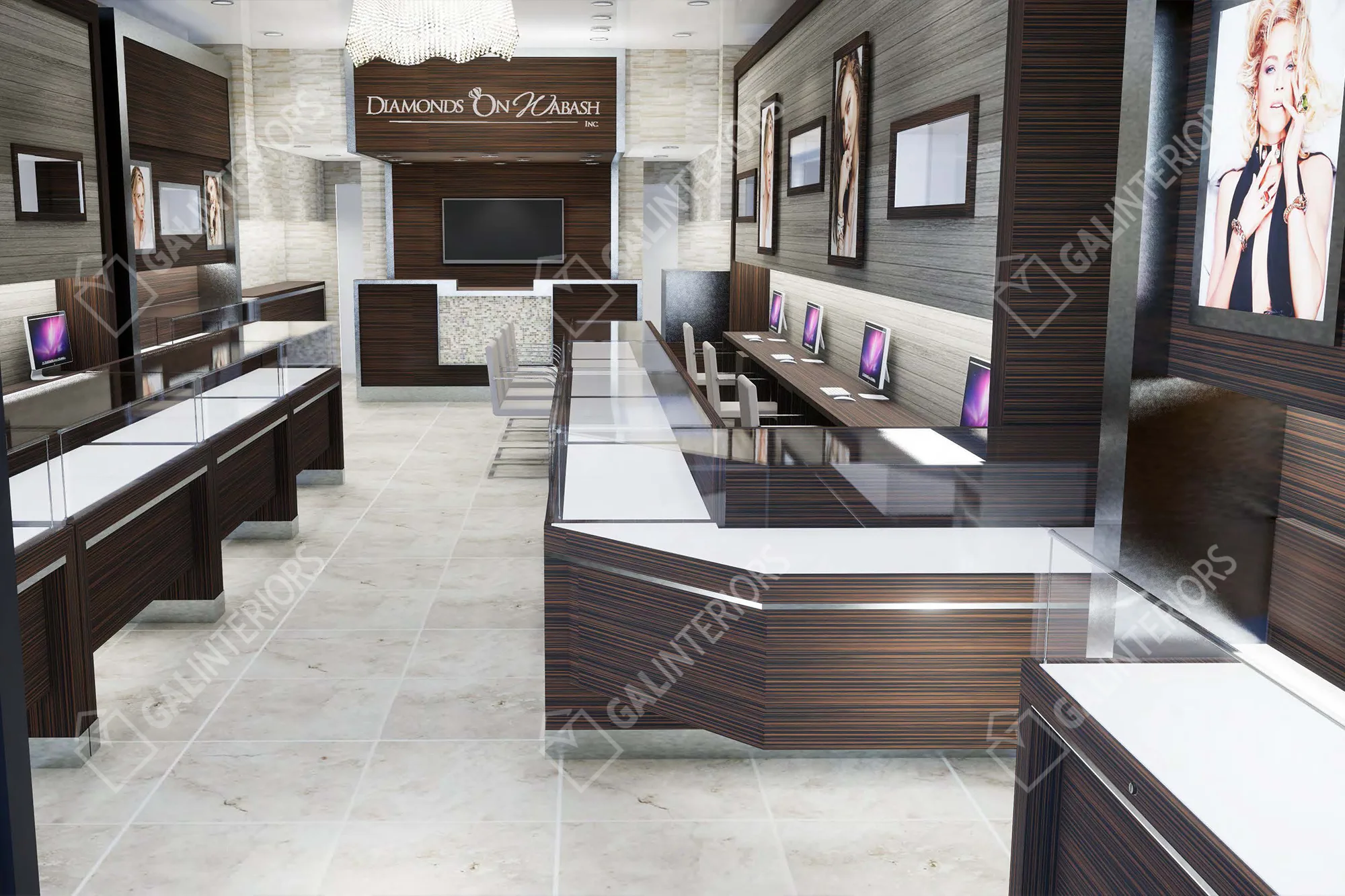 DIAMONDS ON WABASH — 3D Interior Visualization by Gal Interiors, photo 3