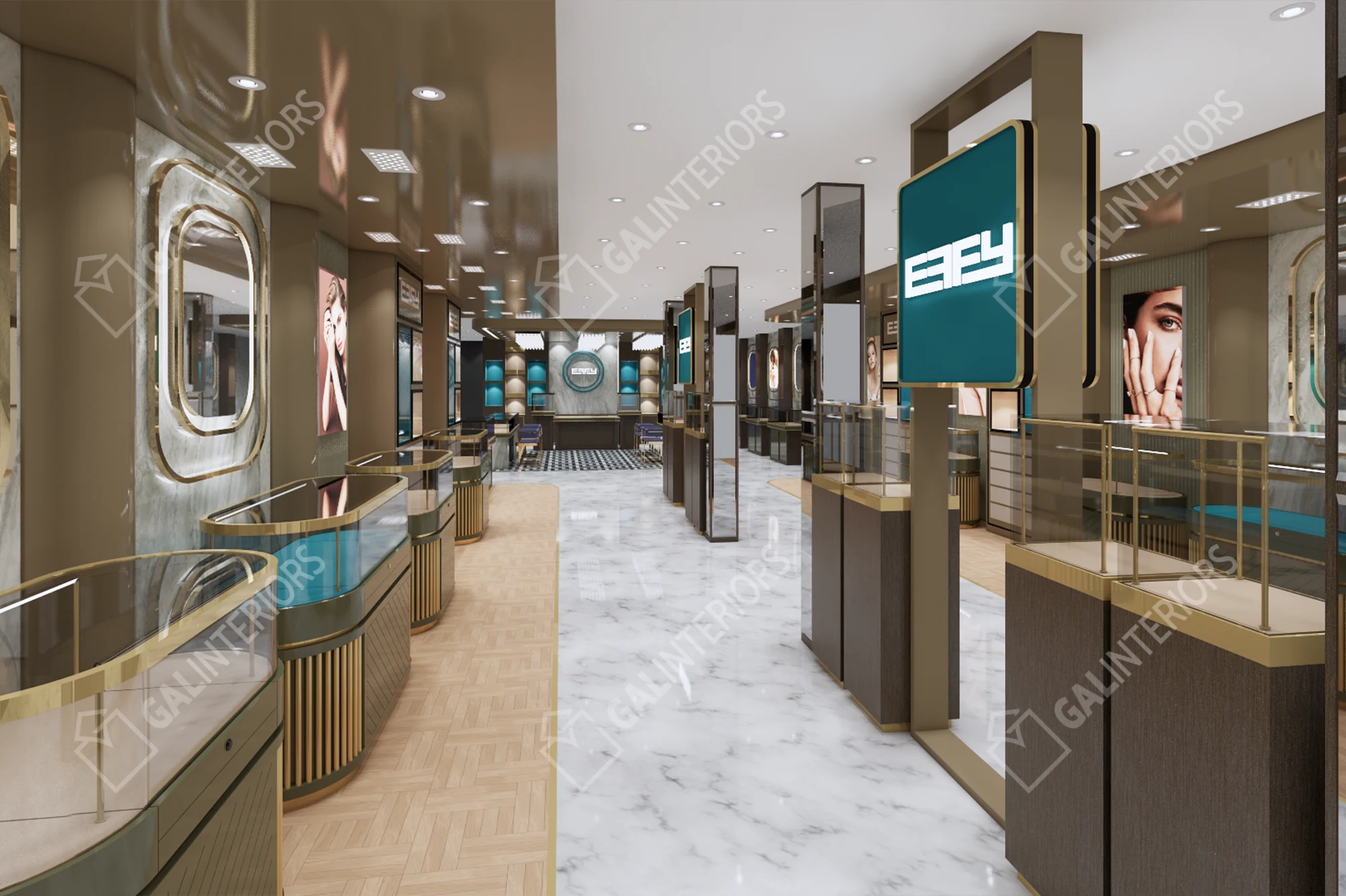 EFFY JEWELRY - NASSAU - 19 — 3D Interior Visualization by Gal Interiors, photo 2