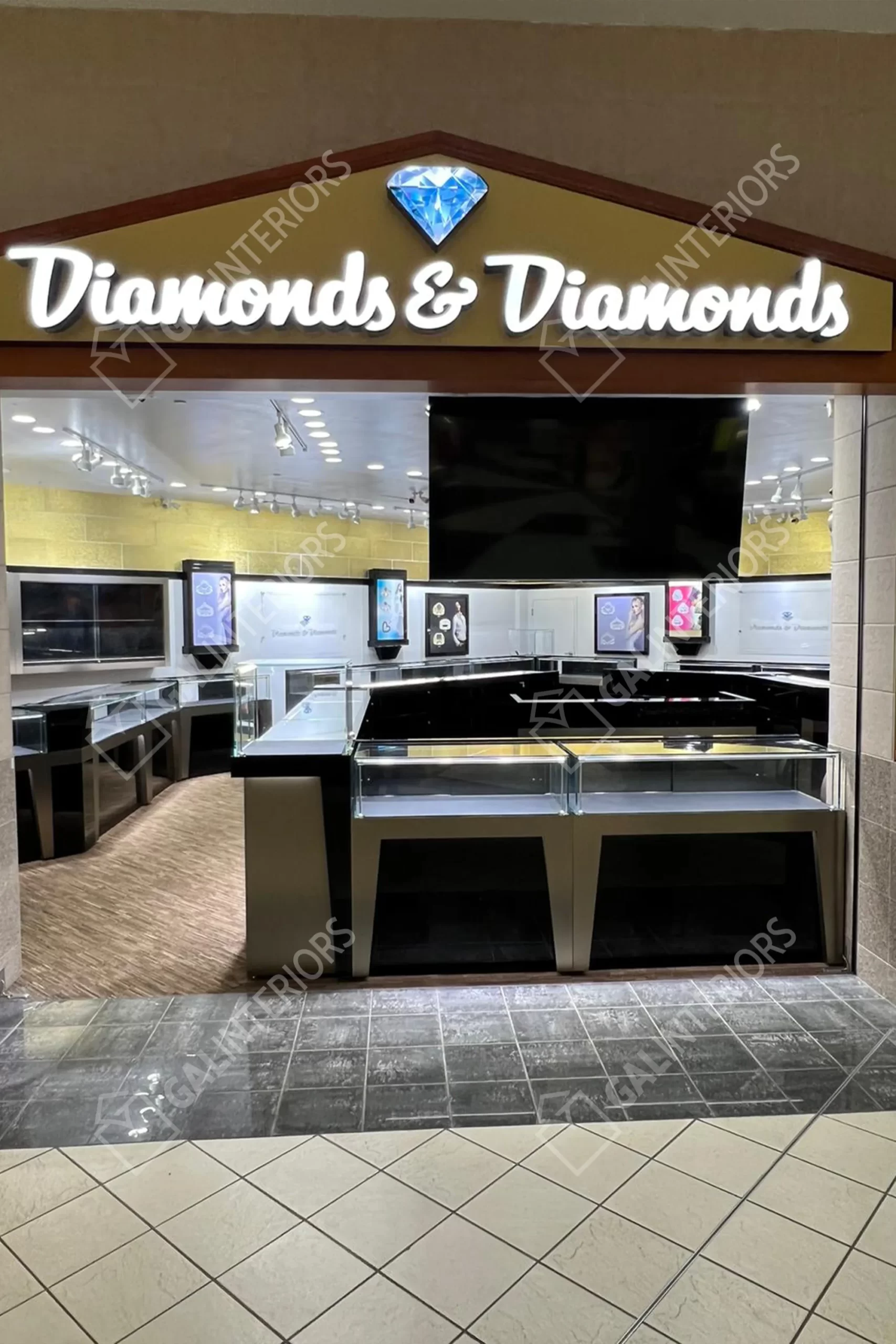 DIAMONDS & DIAMONDS — Jewelry Store Interior Design by Gal Interiors, photo 7