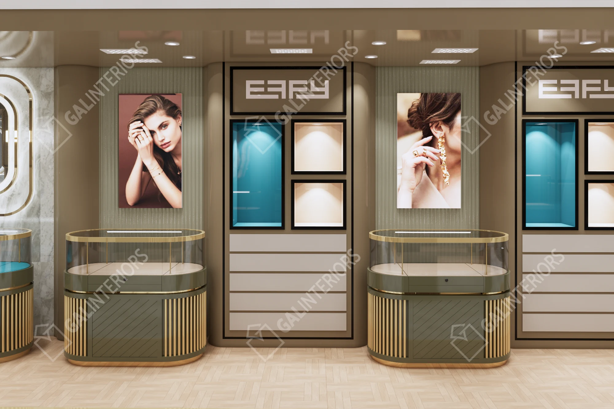 EFFY JEWELRY - NASSAU - 19 — 3D Interior Visualization by Gal Interiors, photo 3