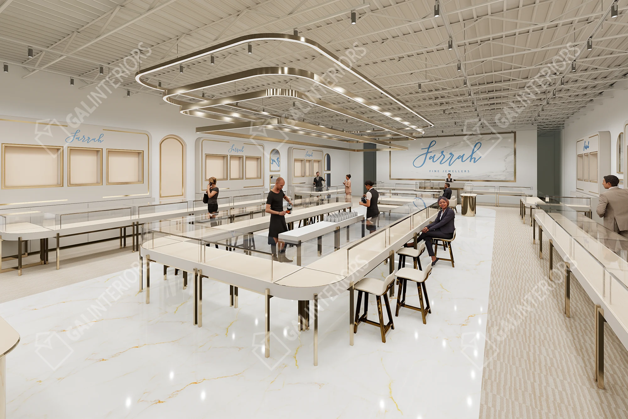 FARRAH JEWELLERS — 3D Interior Visualization by Gal Interiors, photo 3