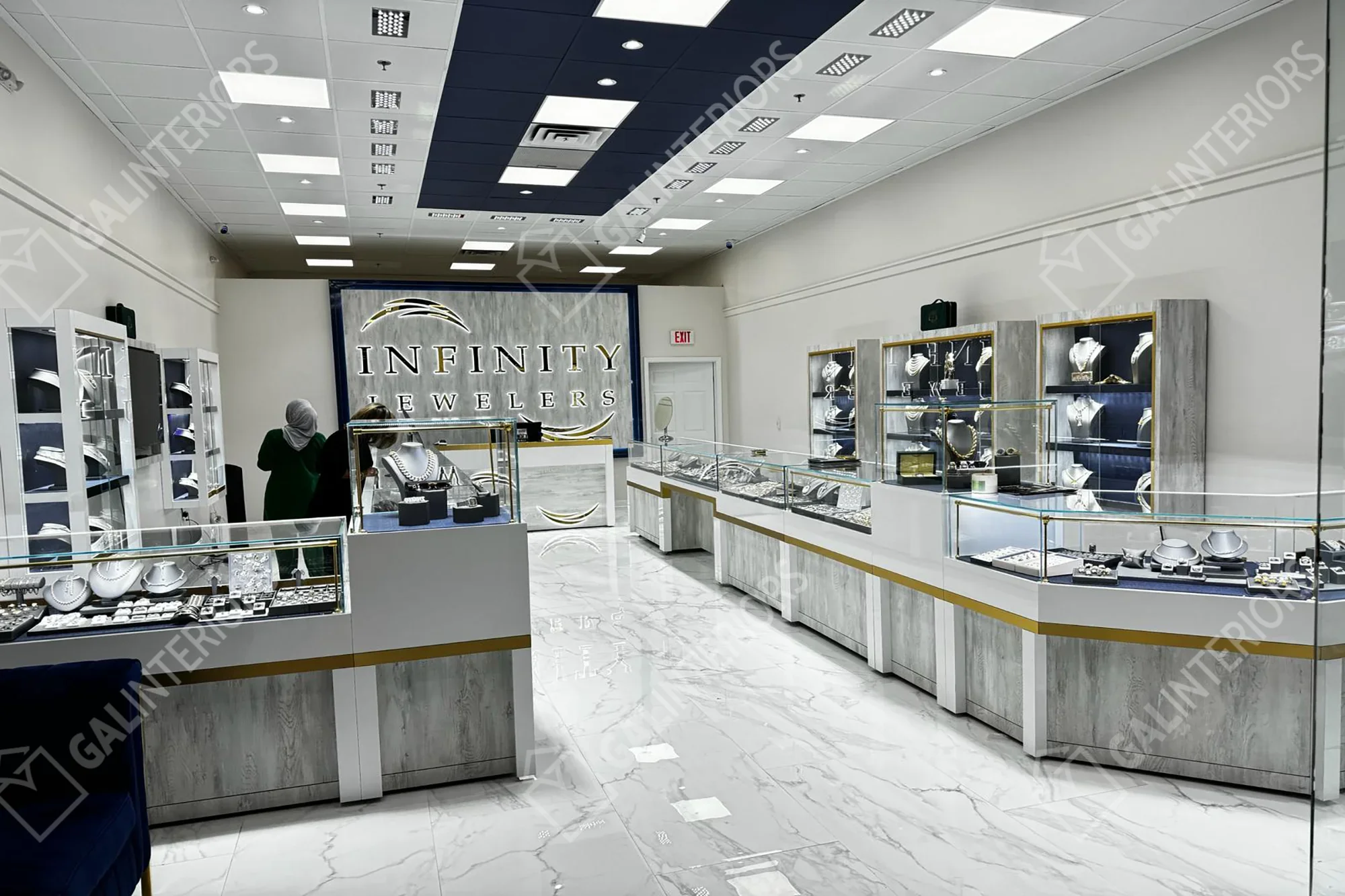 INFINITY JEWELERS — Jewelry Store Interior Design by Gal Interiors, photo 3