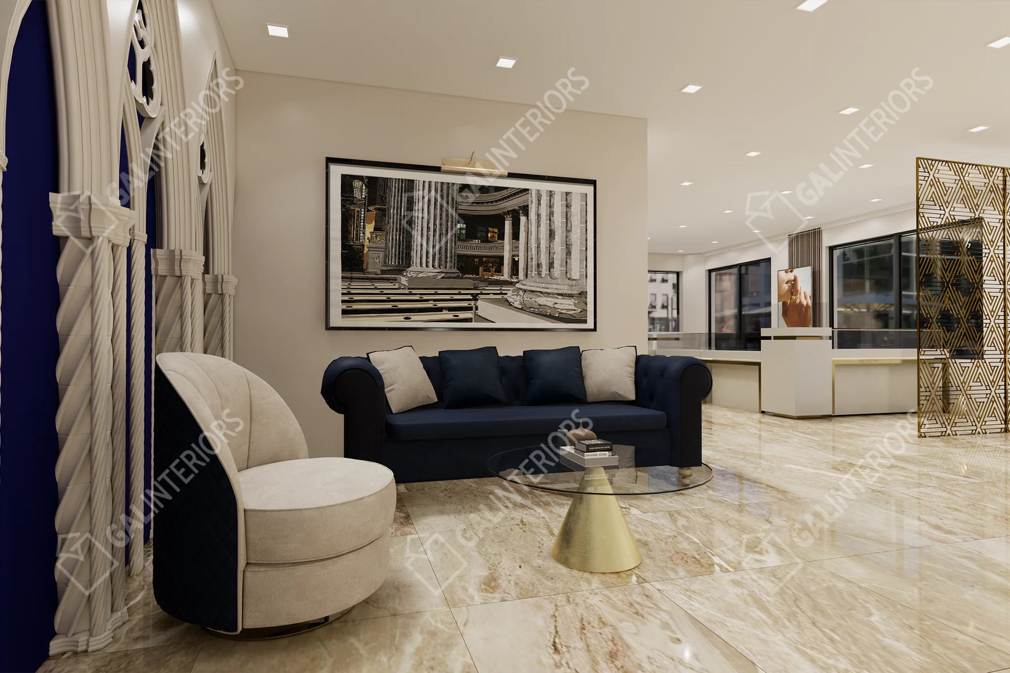 CORINTH JEWELERS — 3D Interior Visualization by Gal Interiors, photo 8
