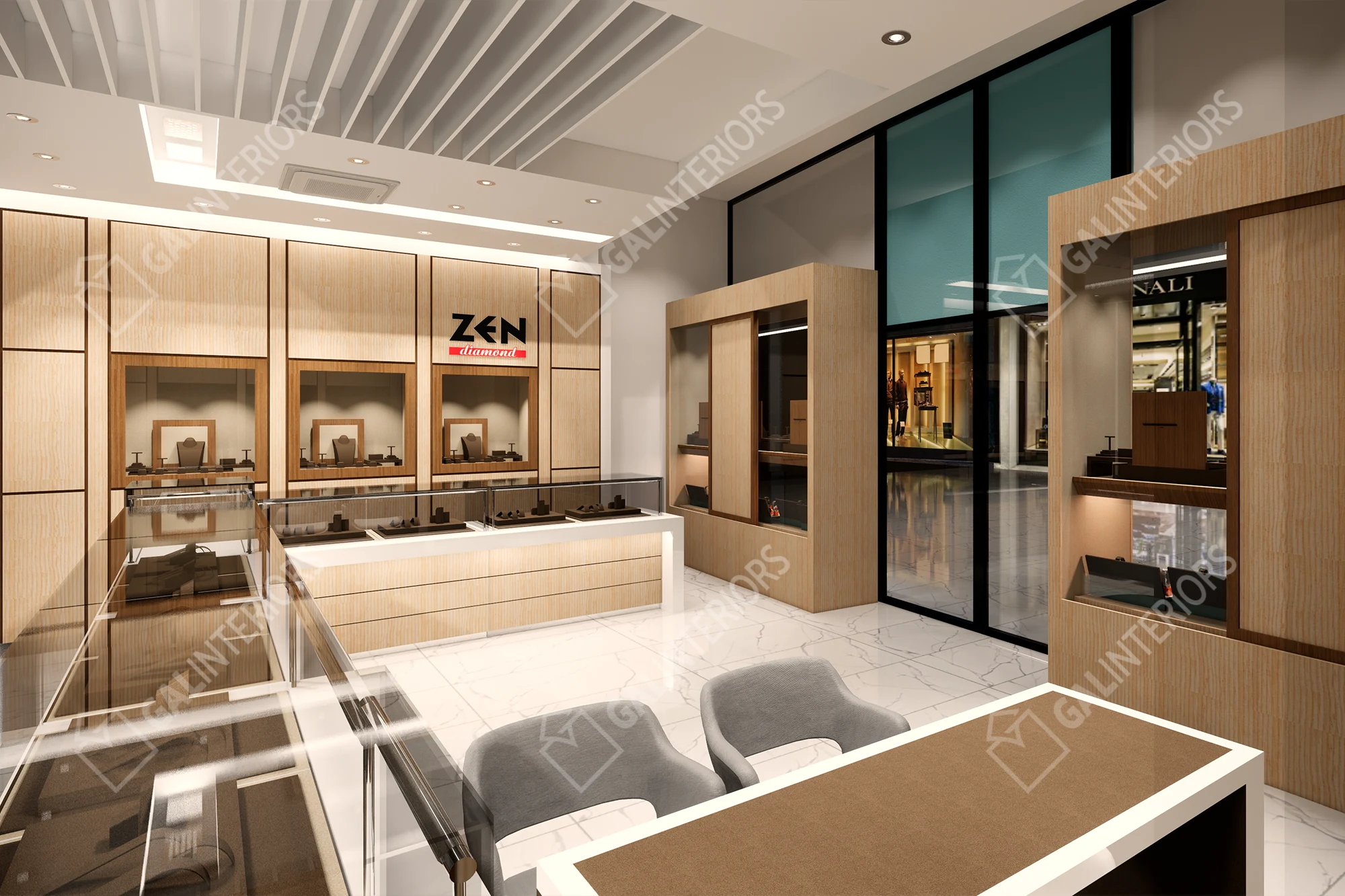 AMAWELL JEWELS — 3D Interior Visualization by Gal Interiors, photo 4