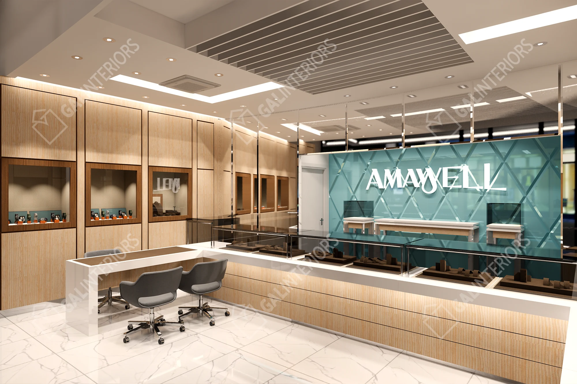 AMAWELL JEWELS — 3D Interior Visualization by Gal Interiors, photo 5